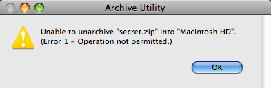 program that expands zip files not made for mac